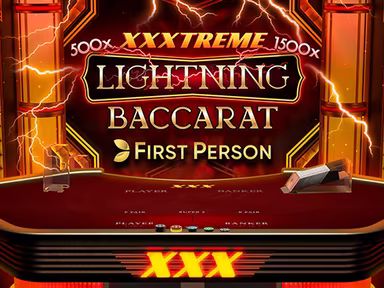 First Person XXXtreme Lightning Baccarat